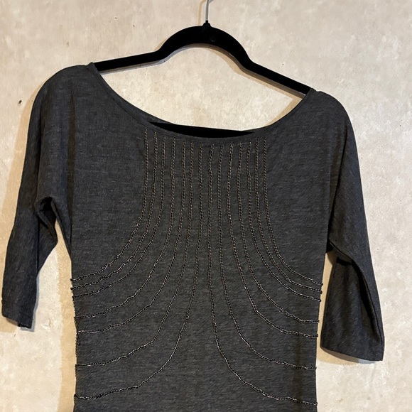 Nikibiki Black Blouse with Silver Accents - Picture 4 of 12